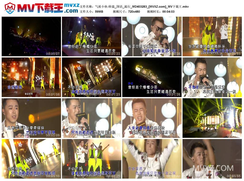 气质小伙-转盘_国语_流行_MD403283